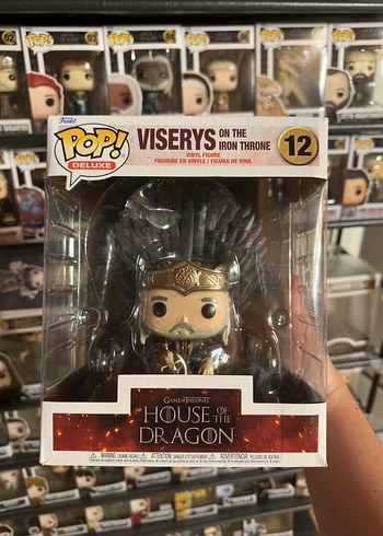 Funko Pop Viserys on Throne House of Dragon Figürü