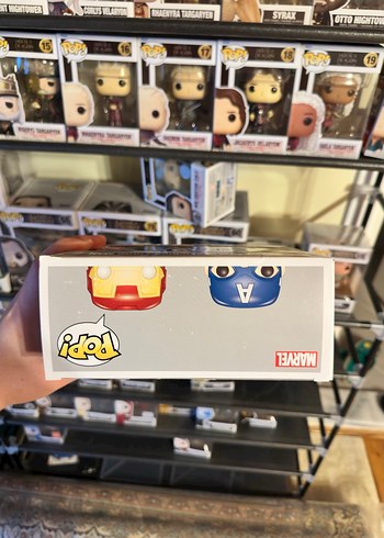 Funko Pop Captain America vs Iron Man Civil War Figürü - Görsel 6