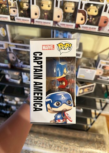 Funko Pop Captain America vs Iron Man Civil War Figürü - Görsel 5