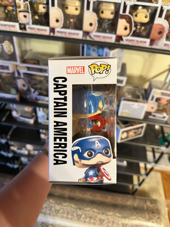 Funko Pop Captain America vs Iron Man Civil War Figürü - Görsel 5