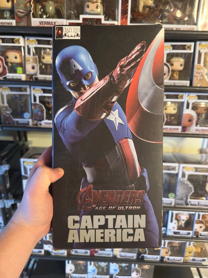 Crazy Toys Captain America Figürü - Görsel 3