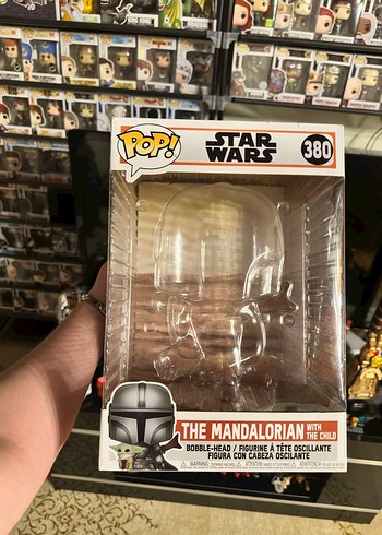 Funko Pop Mandalorian Star Wars Jumbo Figürü - Görsel 2