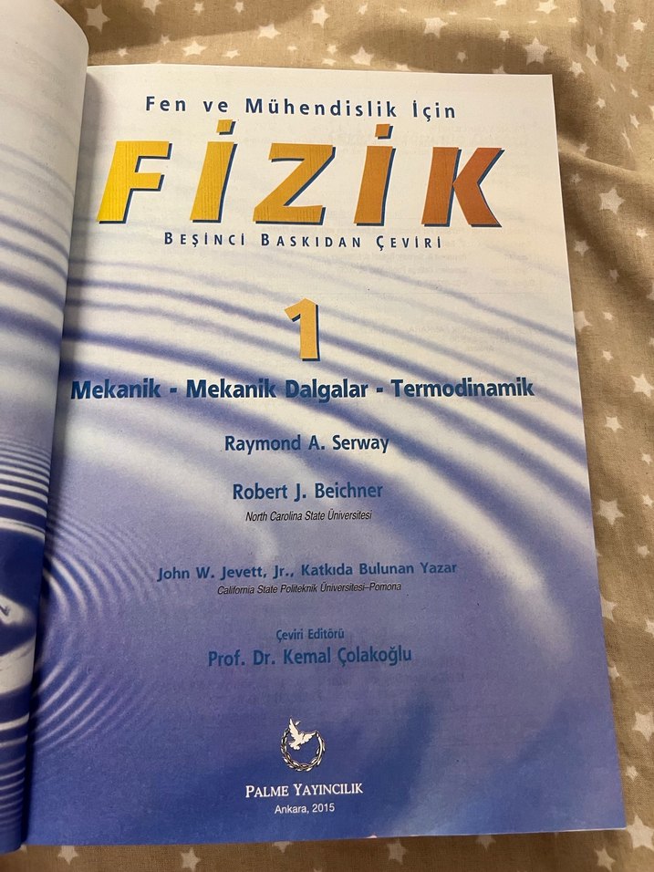Fizik 1 - Serway Beichner palme - Görsel 4
