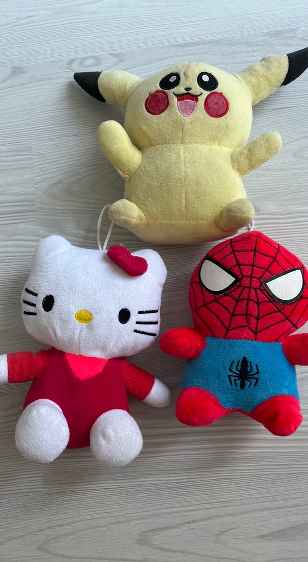 Renkli Peluş Oyuncak Seti - Görsel 2