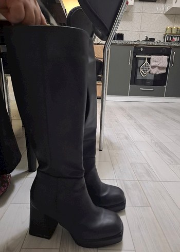 Diğer Kadın Siyah Uzun bot