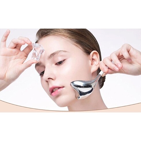 Soğutma Başlıklı Yüz Masaj Aleti - Görsel 4