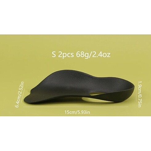 Esnek Düz Taban Düzeltici Topuk Yastığı - Görsel 5