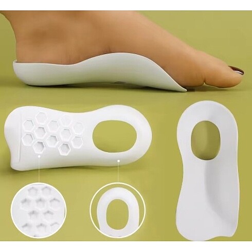 Esnek Düz Taban Düzeltici Topuk Yastığı - Görsel 6