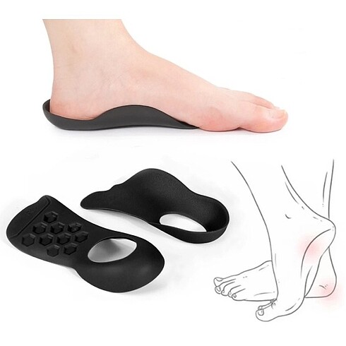 Esnek Düz Taban Düzeltici Topuk Yastığı - Görsel 4