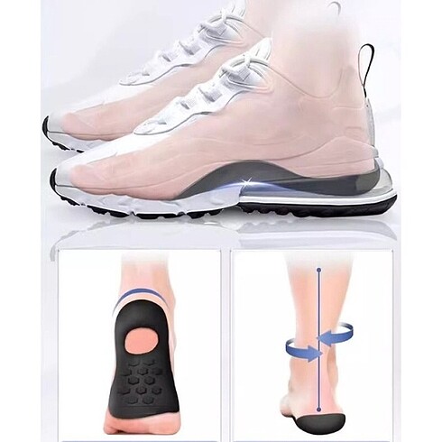 Esnek Düz Taban Düzeltici Topuk Yastığı - Görsel 2