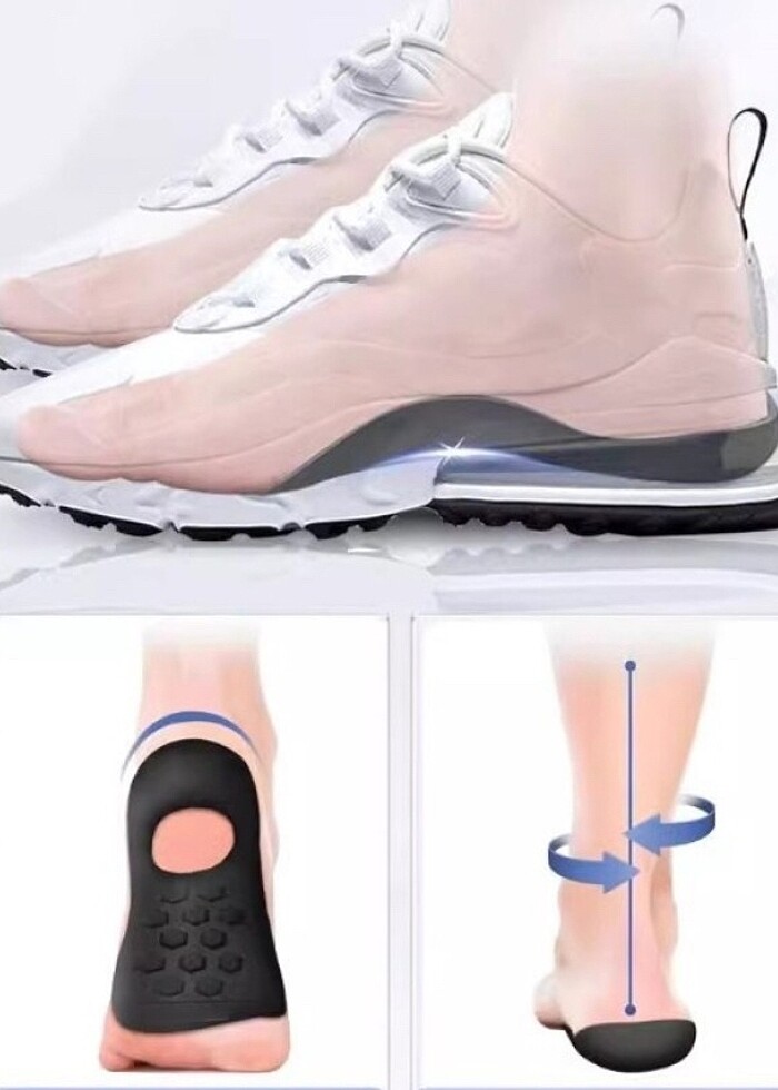 Esnek Düz Taban Düzeltici Topuk Yastığı - Görsel 2