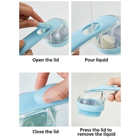 Sıvı Hazneli Evcil Hayvan Tarağı - Görsel 2