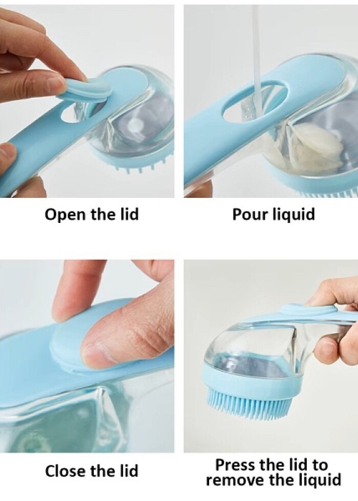 Sıvı Hazneli Evcil Hayvan Tarağı - Görsel 2