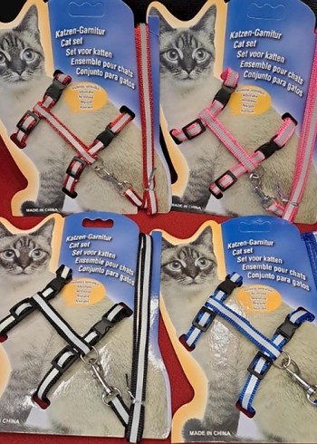 Reflektörlü Kedi Gezdirme Tasması - Görsel 3