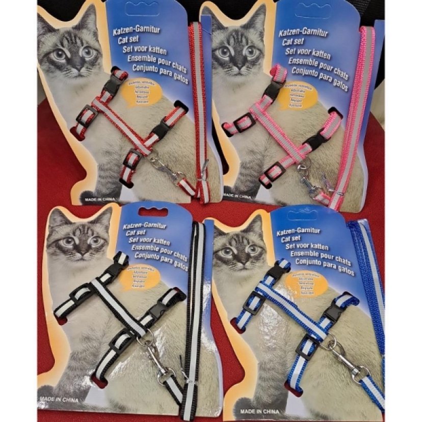 Reflektörlü Kedi Gezdirme Tasması - Görsel 3