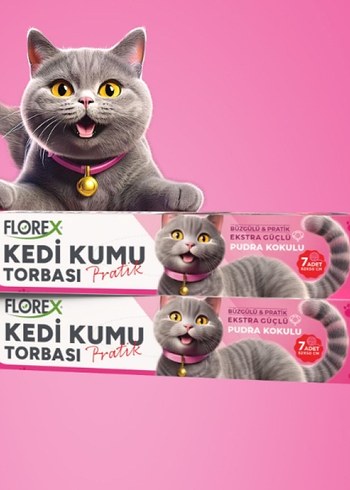 Kedi Kumu Torbası Pudra Kokulu - Görsel 3