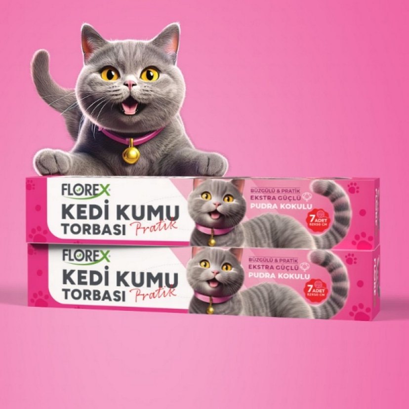 Kedi Kumu Torbası Pudra Kokulu - Görsel 3