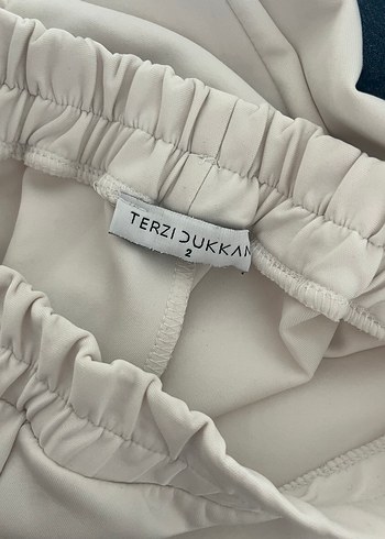 Beyaz Kadın Kumaş Pantolon - Görsel 3