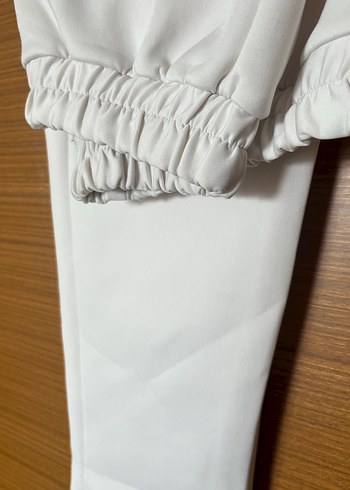 Beyaz Kadın Kumaş Pantolon - Görsel 2