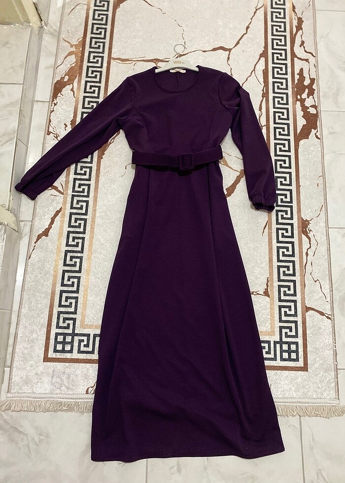 Günlük likrali elbise - Görsel 2