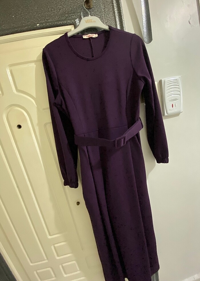 Günlük likrali elbise - Görsel 4