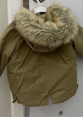 Bej Erkek Çocuk Düğmeli Kaban zara - Görsel 3