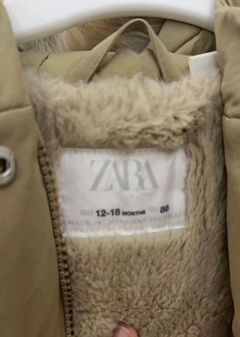 Zara bej Çocuk Düğmeli Sade Kaban - Görsel 2