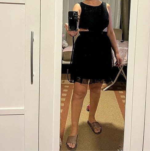 Lolita tütülü S beden elbise