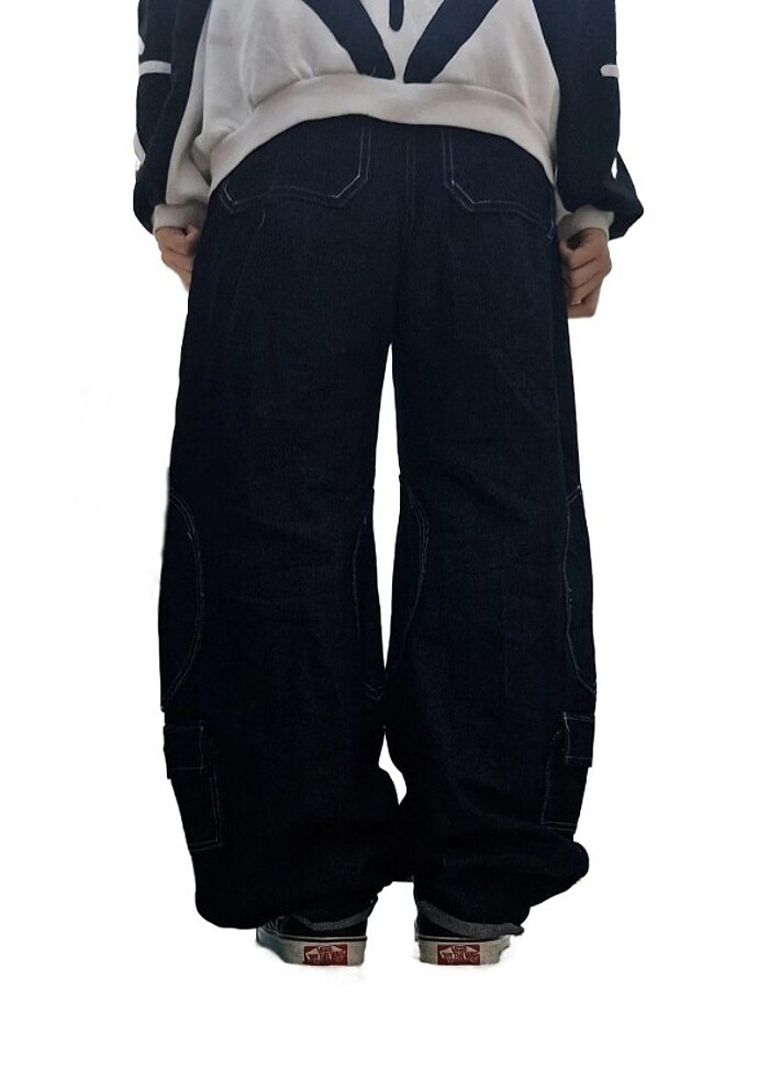 american vintage/y2k baggy pantolon - Görsel 3