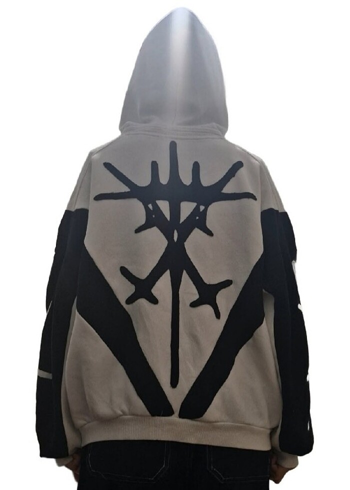 american y2k oversize sweatshirt  - Görsel 3