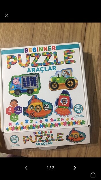 Taşıtlar puzzle