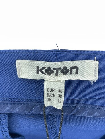 40 Beden mavi Renk Koton Kumaş Pantolon %70 İndirimli.