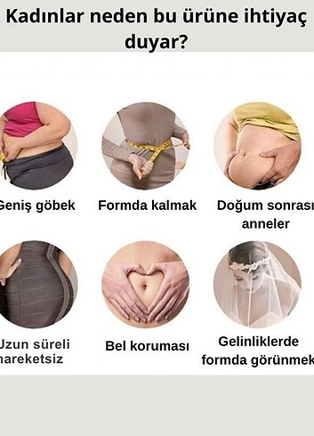 m Beden siyah Renk Lohusa Korsesi