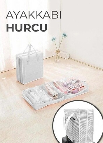  Beden Renk Ayakkabı Hurcu Seyahat Ayakkabı Organizer 