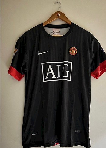 Erkek Siyah Ronaldo Baskılı Kısa Kollu Forma - Görsel 2