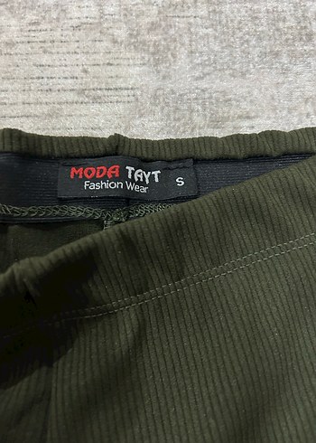 Kadın Yeşil Belli Kumaş Pantolon - Görsel 2