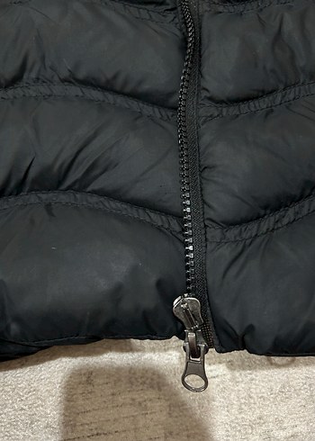 Kürk Detaylı Uzun Siyah Kadın Yelek - Görsel 3