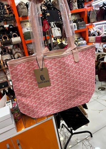 Pembe Parisli Desenli Kadın Çanta