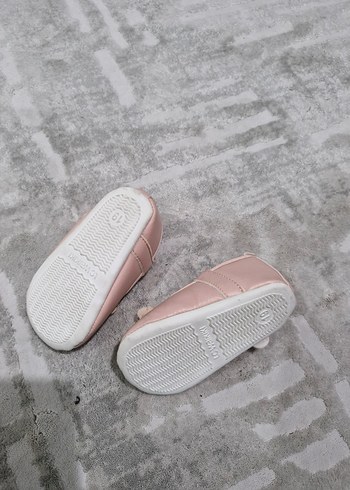 Kız Çocuk Pembe Fırfırlı Babet - Görsel 2