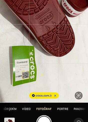 36 Beden Crocs bordo terlik
