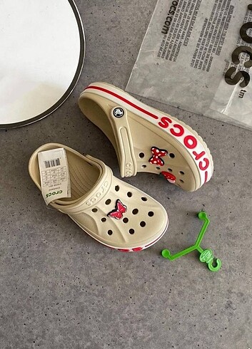 Crocs Crocs bayaband bej terlik 