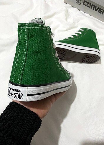 39 Beden yeşil Renk Converse all star yeşil ayakkabı 