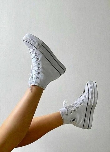 Converse all star beyaz ayakkabı