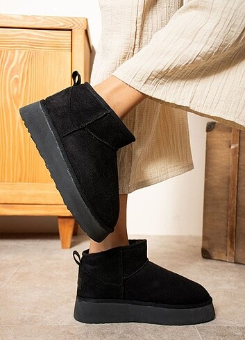 Ugg ultramini platform siyah bot