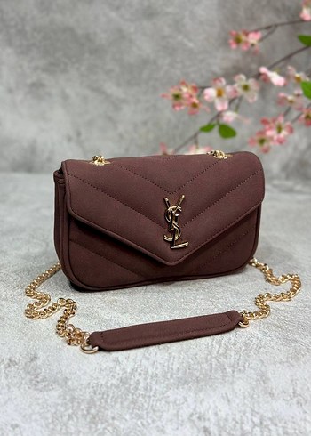 Süet Zincir Detaylı Kadın Çanta - Görsel 2