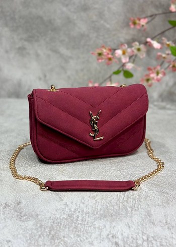 Süet Zincir Detaylı Kadın Çanta - Görsel 3