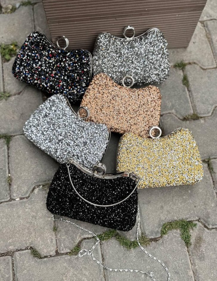 Parlak Kadın Abiye Çanta - Görsel 4