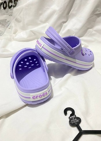 32 Beden mor Renk Crocs lila çocuk terlik
