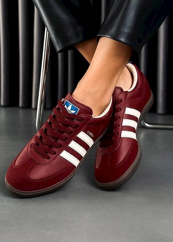 Adidas samba bordo ayakkabı