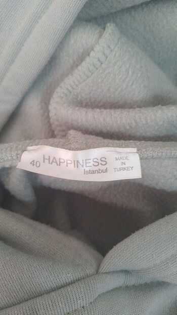 40 Beden yeşil Renk Crop sweatshirt